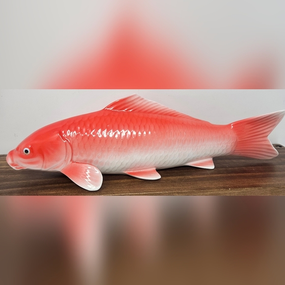 Vintage Noritake Bone China 12 Inch Koi - Picture 1 of 6